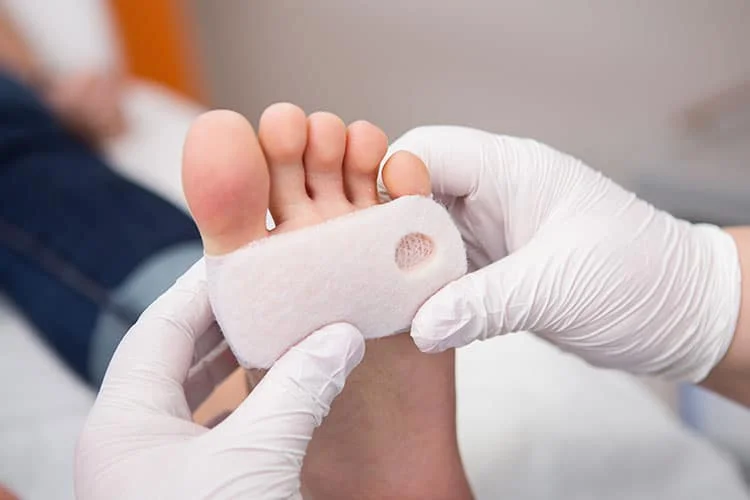 Fat pad atrophy treatment